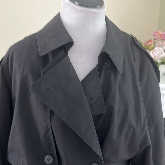 PIERRE CARDIN Vintage Removeable Quilted Lining Double Breasted Trench Coat NWOT - Picture 6 of 16